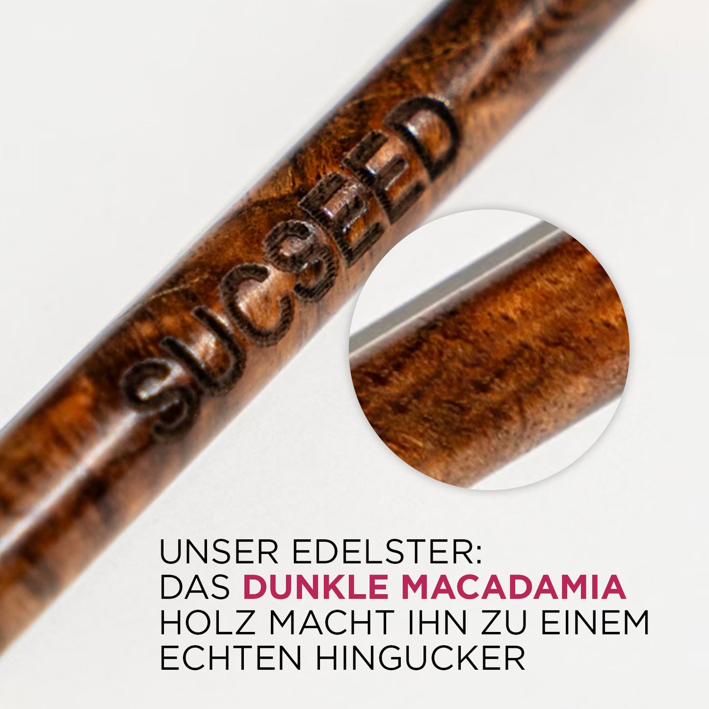 Ziehröhrchen "Ruppstock" Macadamia